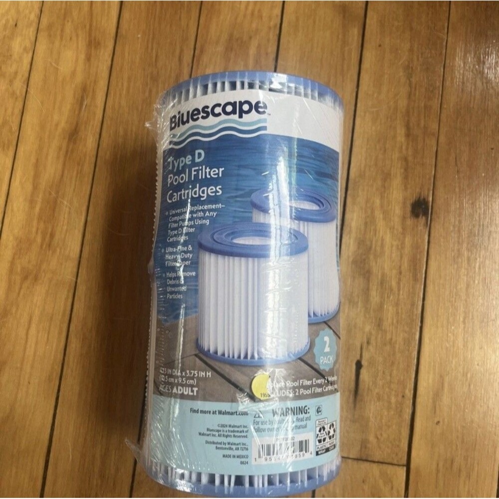 Bluescape Type D Pool Filter Cartridges 2 pack